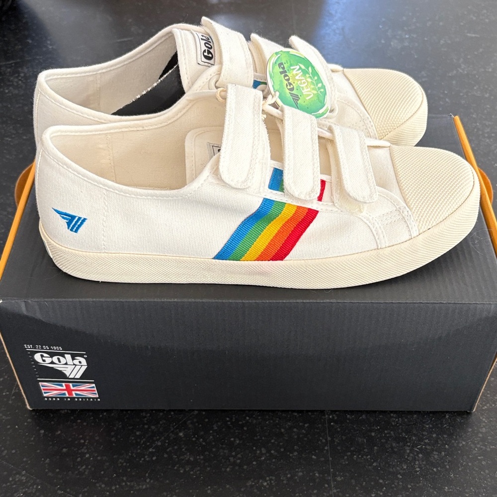 Gola Coaster Velcro Rainbow Sneakers US 9